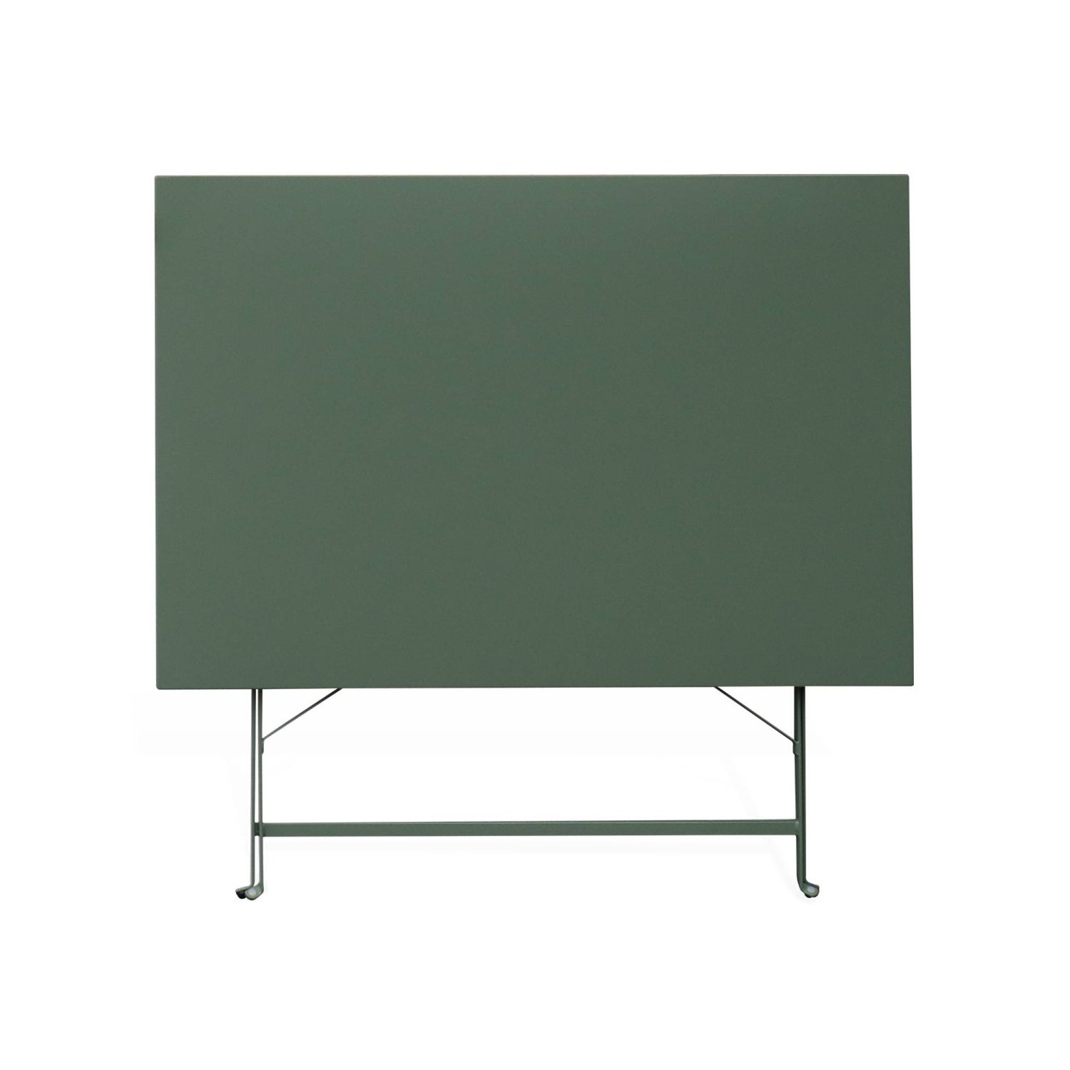 sweeek - Inklapbare metalen bistrotafel 110 x 70cm, voor 4 personen