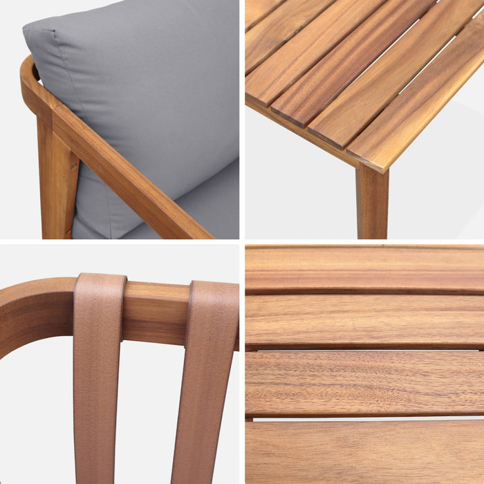 sweeek - Tuinmeubelset, 4-zits