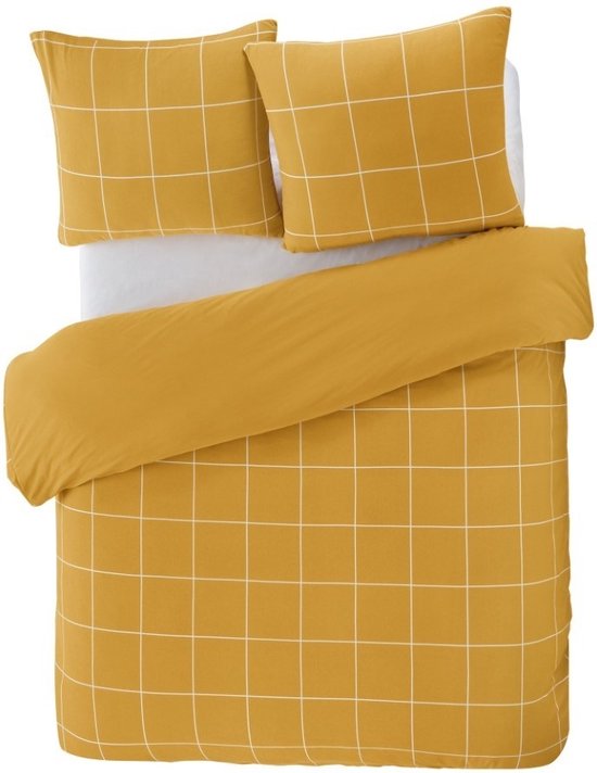 Papillon Dekbedovertrek Hilary oker