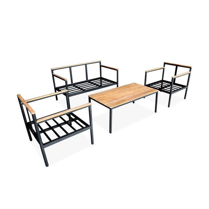 sweeek - Tuinmeubelset, 4-zits