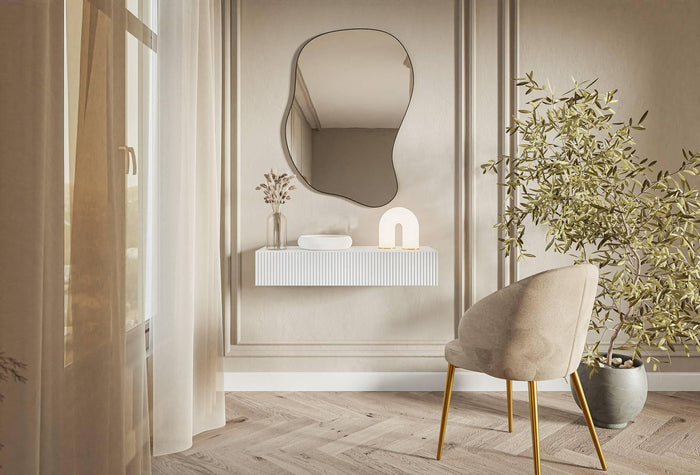 NADUVI Collection Vesper Sidetable Zwevend - Wit