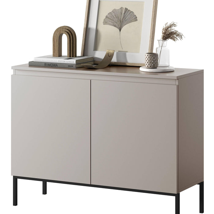 NADUVI Collection Kate Dressoir - B 100 cm - Beige / Zwart