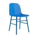 Normann Copenhagen Form Stoel - Staal - Bright Blue