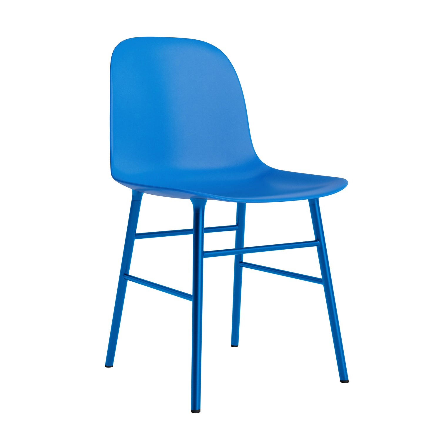 Normann Copenhagen Form Stoel - Staal - Bright Blue