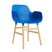Normann Copenhagen Form Stoel met Armleuning - Eiken - Bright Blue