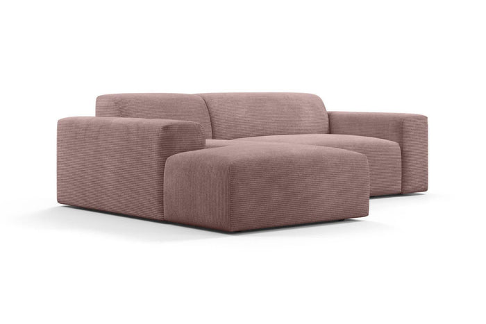 NADUVI Collection Nina Hoekbank Links - Ribstof - Lila