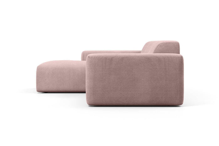 NADUVI Collection Nina Hoekbank Links - Ribstof - Lila