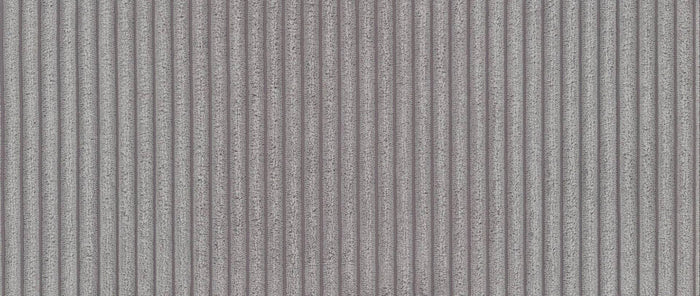 NADUVI Collection Nina U-bank Links - Ribstof - Lichtgrijs