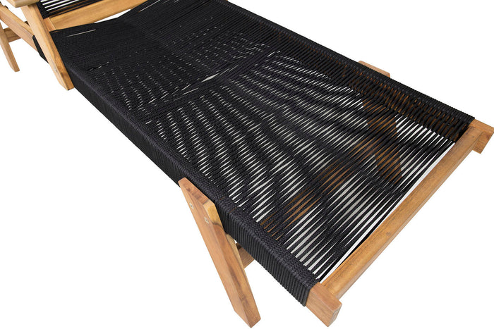 Rebellenclub Aros Tuin Ligbed - Zwart