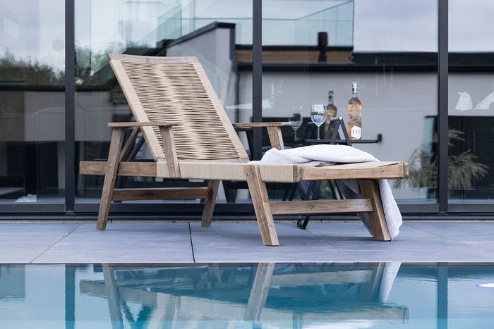 Rebellenclub Aros Tuin Ligbed - Donker Bruin