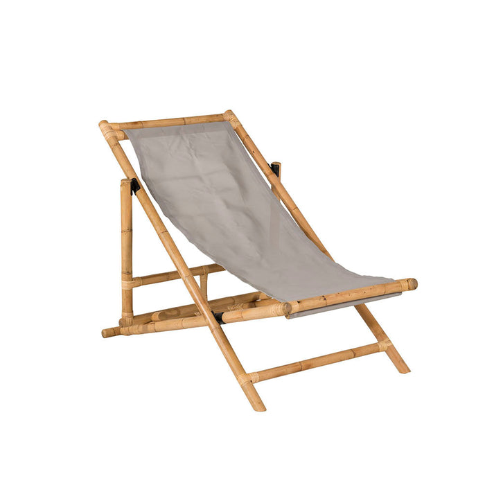 Rebellenclub Hydra Inklapbare Loungestoel - Naturel Bamboe