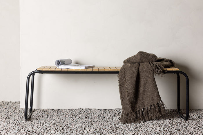 Rebellenclub Aspen Tuinbankje - Zwart