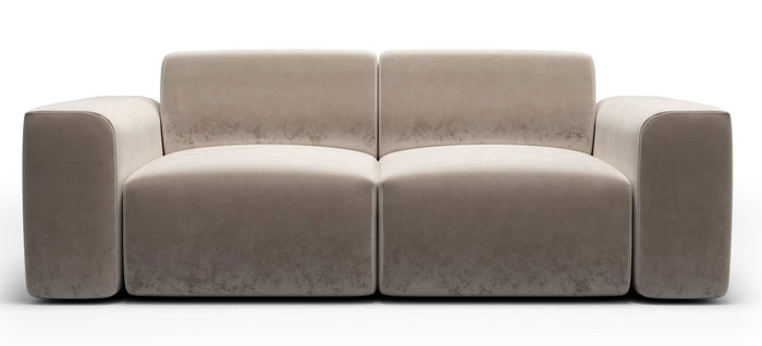 NADUVI Collection Nina 2-zitsbank - Velvet - Beige