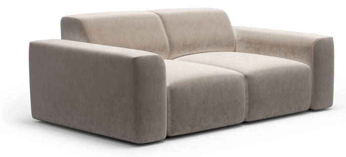 NADUVI Collection Nina 2-zitsbank - Velvet - Beige