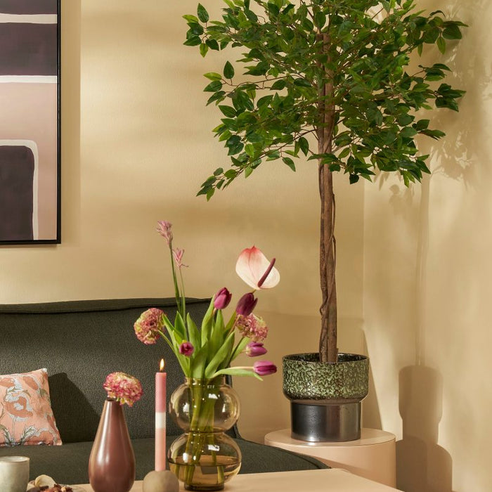 Mica Decorations Ficus Kunstplant - H150 x Ø50 cm - Groen
