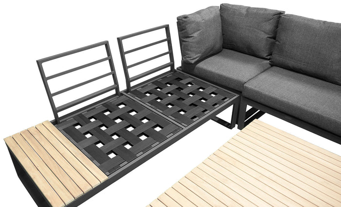 Rebellenclub Ember Hoekloungeset - Grijs