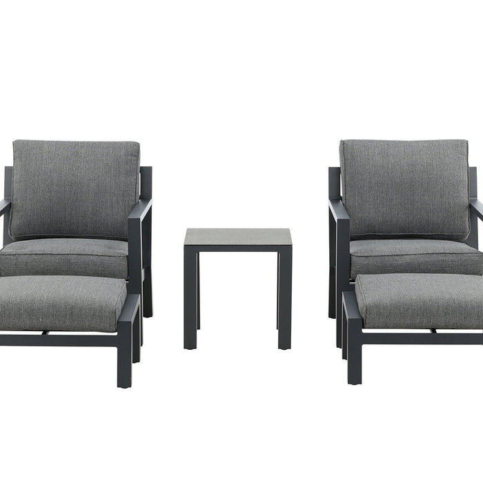 Rebellenclub Lilium Loungeset - Zwart