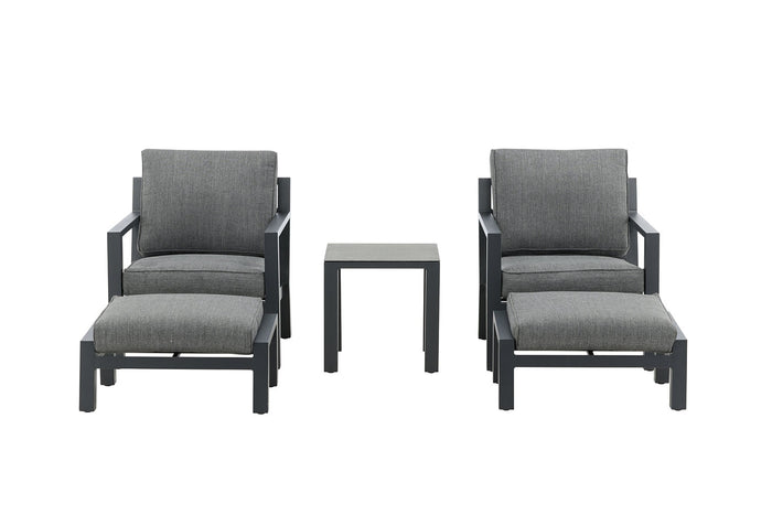 Rebellenclub Lilium Loungeset - Zwart