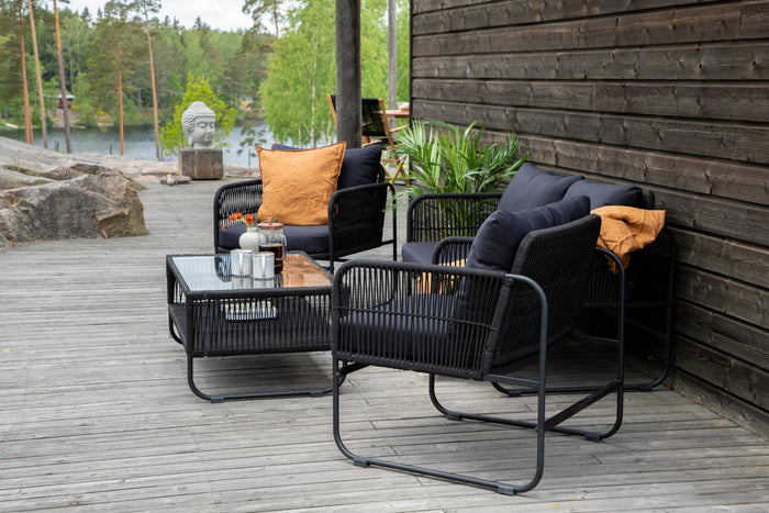 Rebellenclub Hibis Loungeset - Zwart