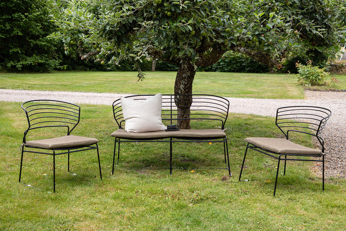 Rebellenclub Naxos Loungeset - Zwart