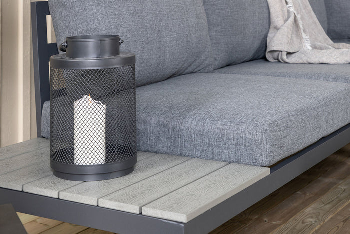 Rebellenclub Yarro Hoekloungeset - Zwart