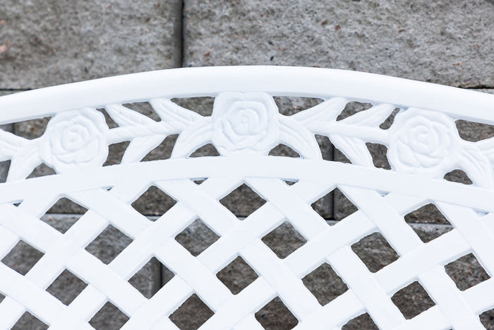 Rebellenclub Priz Tuinbankje - 100 x 60cm - Wit