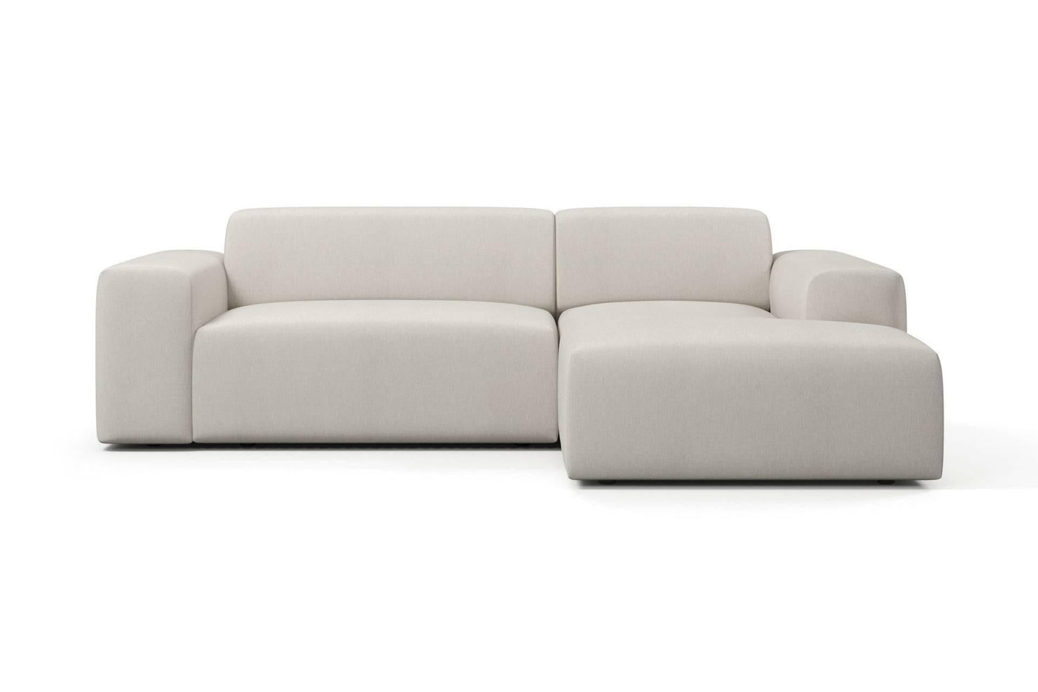 NADUVI Collection Nina Hoekbank Rechts - Linnen - Crème