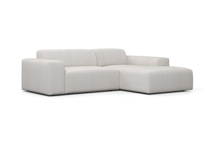 NADUVI Collection Nina Hoekbank Rechts - Linnen - Crème