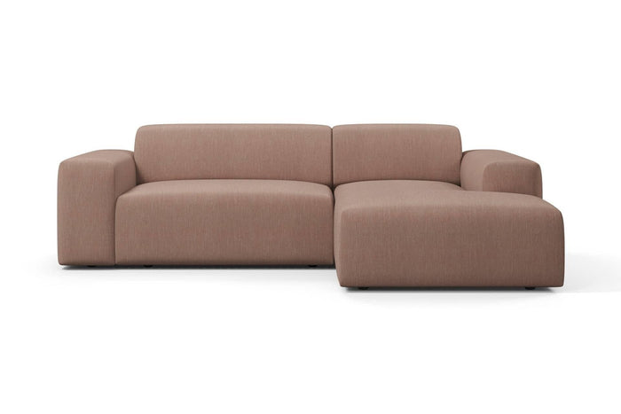 NADUVI Collection Nina Hoekbank Rechts - Linnen - Oudroze