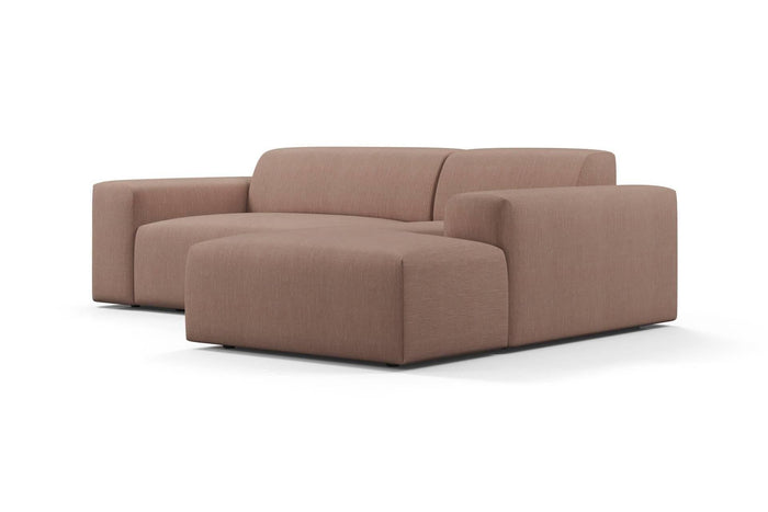 NADUVI Collection Nina Hoekbank Rechts - Linnen - Oudroze