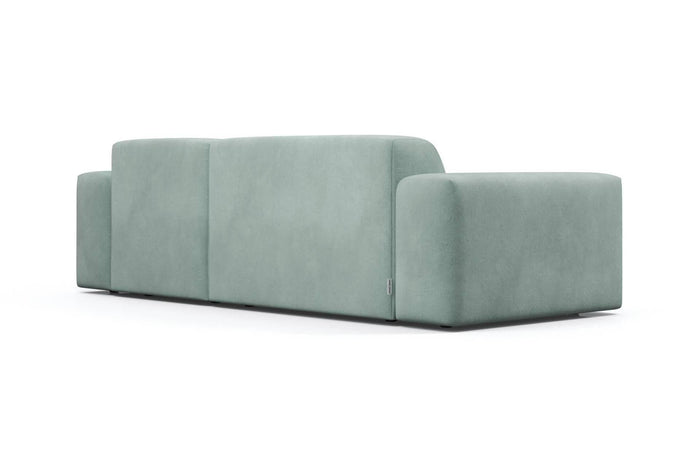 NADUVI Collection Nina Hoekbank Rechts - Velvet - Mintgroen