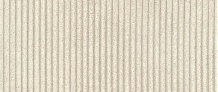 NADUVI Collection Nina U-bank Rechts - Ribstof - Crème