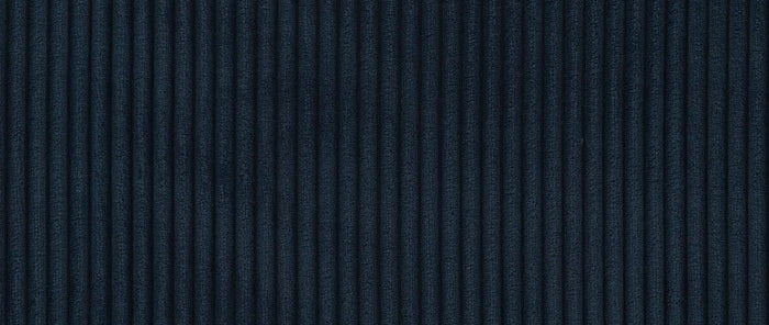 NADUVI Collection Nina U-bank Rechts - Ribstof - Blauw