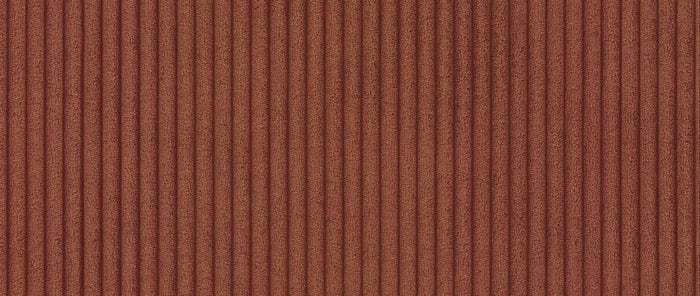 NADUVI Collection Nina Big Hoekbank Links - Ribstof - Terra Cotta