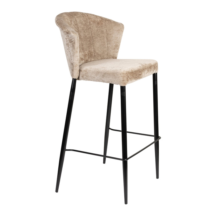 Dutchbone Georgia Barkruk H 75 - Beige