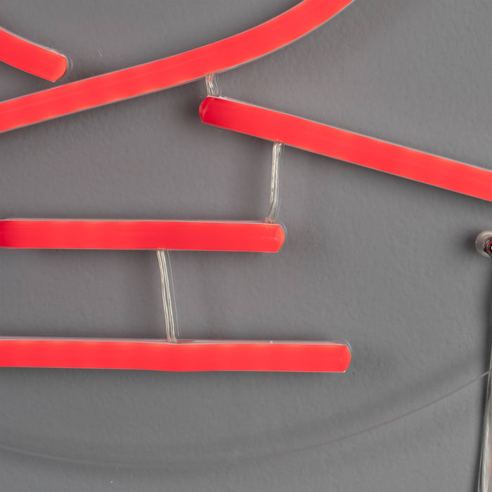 Dutchbone Sya Neon Wandlamp - Winter