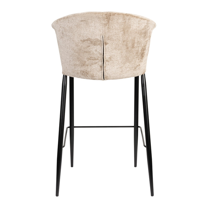 Dutchbone Georgia Barkruk H 75 - Beige