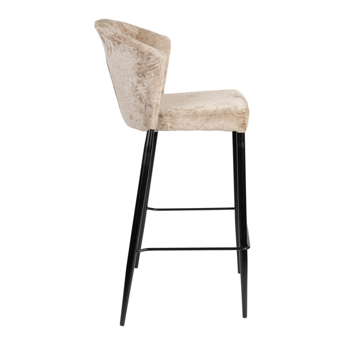 Dutchbone Georgia Barkruk H 75 - Beige