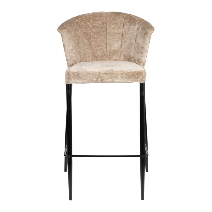 Dutchbone Georgia Barkruk H 75 - Beige