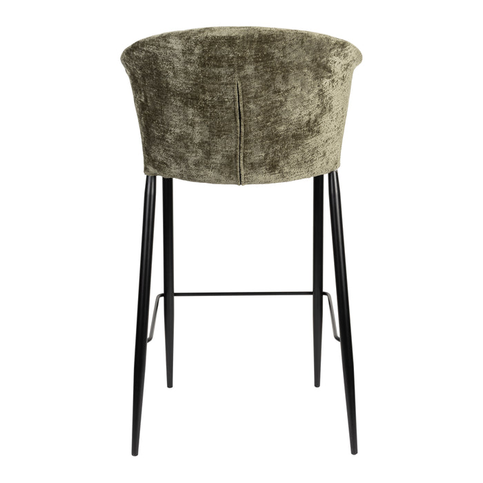 Dutchbone Georgia Barkruk H 75 - Groen