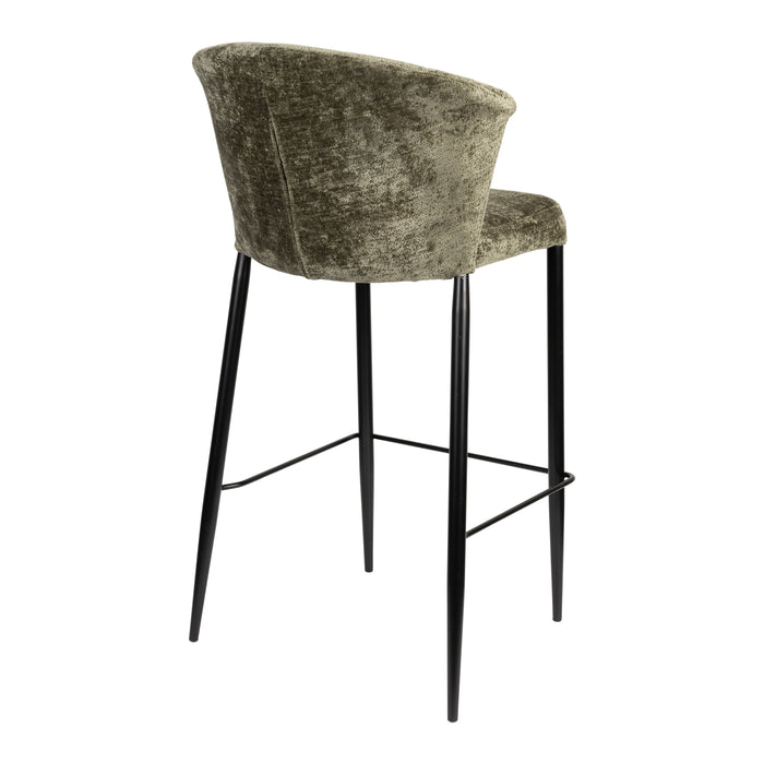 Dutchbone Georgia Barkruk H 75 - Groen