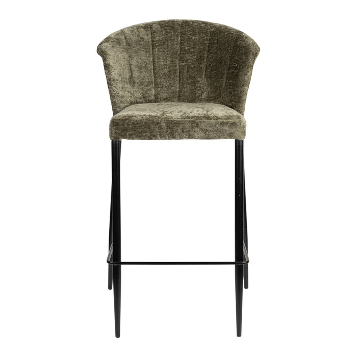 Dutchbone Georgia Barkruk H 75 - Groen