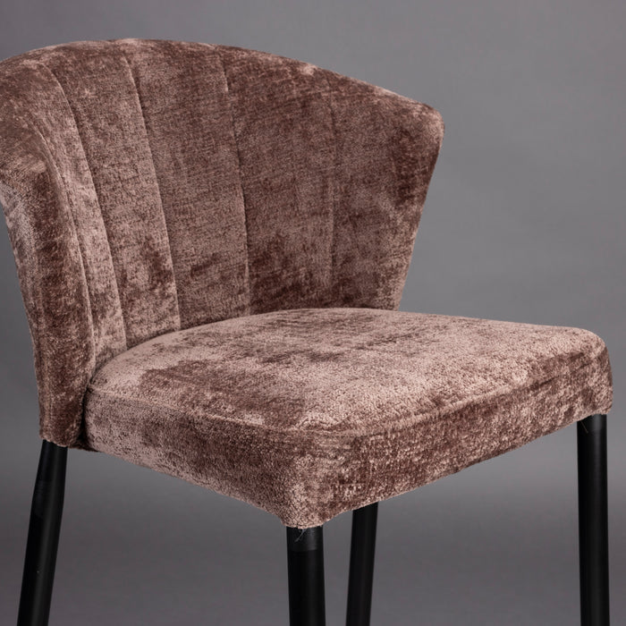 Dutchbone Georgia Barkruk H 75 - Paars