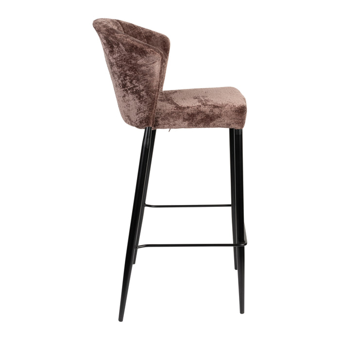 Dutchbone Georgia Barkruk H 75 - Paars