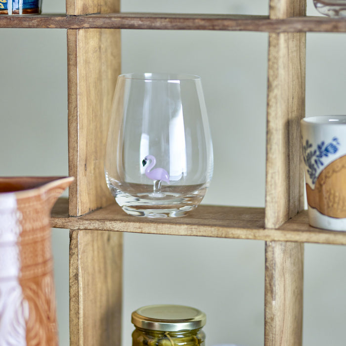 Bloomingville Misa Drinkglas - Flamingo