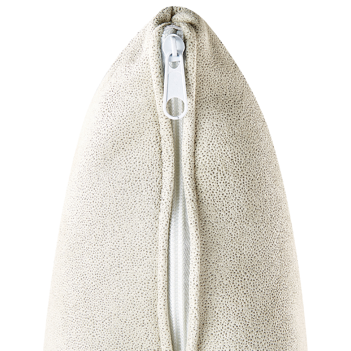 Beliani-LATTES II-Chaise longue-Lichtbeige-Rechterzijde-Fluweel