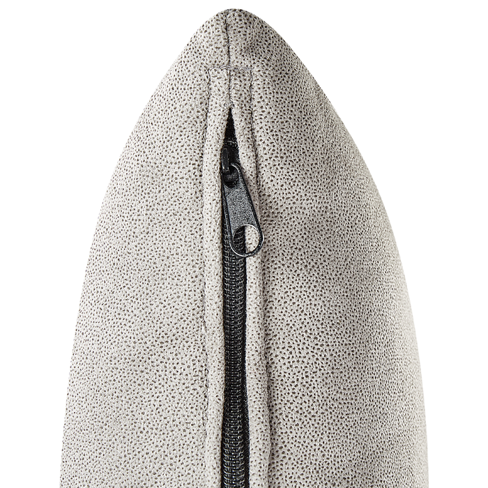 Beliani - LATTES II - Chaise longue - Taupe - Rechterzijde - Fluweel