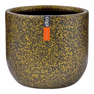 Capi Europe Terrazzo Bloempot Ø 23 cm - Goud