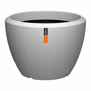 Capi Europe Arc Granite Bloempot Ø 48 cm - Ivoor