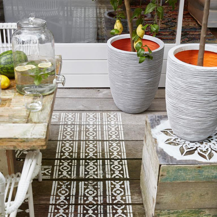 Capi Europe Nature Rib Vaas Elegant Laag 47 cm